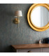 Rennes & Cici Wall Lamp with Shade Antique Brass Plate & Ivory Linen Mix Fabric-4