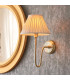 Rouen & Chatsworth Wall Lamp with Shade Antique Brass Plate & Ivory Silk-2