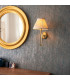 Rouen & Chatsworth Wall Lamp with Shade Antique Brass Plate & Ivory Silk-3