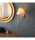 Rouen & Chatsworth Wall Lamp with Shade Antique Brass Plate & Ivory Silk-4