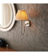 Rouen & Chatsworth Wall Lamp with Shade Bright Nickel Plate & Ivory Silk-4