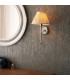 Rouen & Chatsworth Wall Lamp with Shade Bright Nickel Plate & Ivory Silk-5
