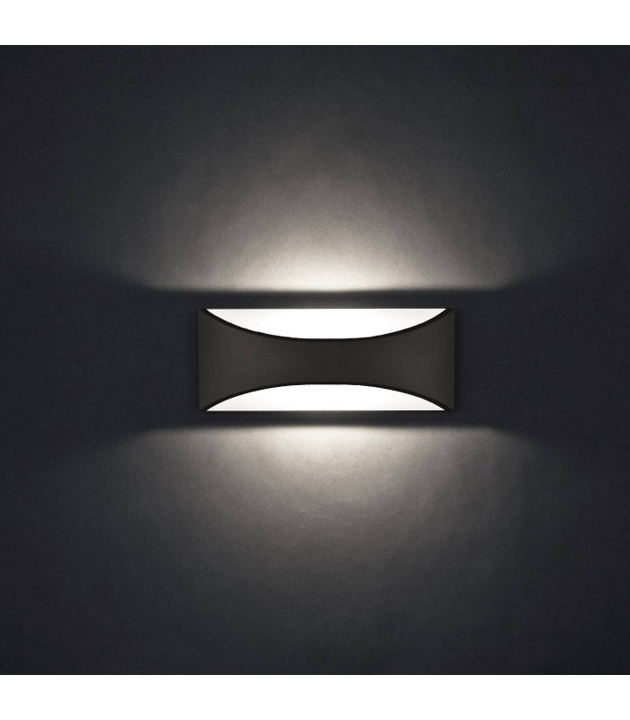 LED Outdoor Up Down Wall Light Urban Grey IP65 - 3