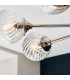 Allegra 8 Light Multi Arm Glass Shade Ceiling Pendant Bright Nickel-6