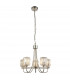 Berenice 5 Light Multi Arm Glass Ceiling Pendant Bright Nickel-9