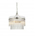 Marietta 3 Light Multi Arm Lamp Ceiling Pendant Bright Nickel-1
