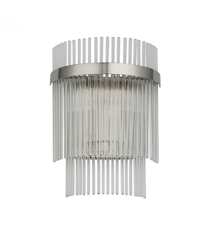 Marietta Glass Shade Wall Lamp Bright Nickel-9