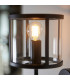 Hopton Glass Shade Wall Lamp Matt Black-7