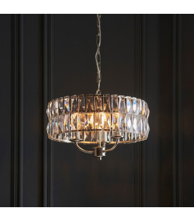 Clifton 3 Light Multi Arm Lamp Ceiling Pendant Bright Nickel-2