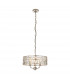 Clifton 3 Light Multi Arm Lamp Ceiling Pendant Bright Nickel-8