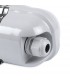 LED Small Outdoor Ceiling Light Grey IP65 - 4