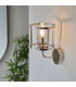 Hopton Glass Shade Wall Lamp Bright Nickel-4