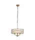 Clifton 3 Light Multi Arm Lamp Ceiling Pendant Antique Brass-9