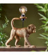 Capuchin Table Lamp Vintage Gold Paint-2
