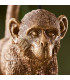 Capuchin Table Lamp Vintage Gold Paint-4