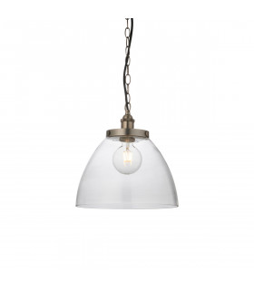 Hansen Grand Dome Ceiling Pendant Brushed Silver Paint-1