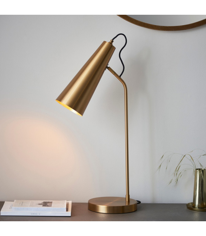 Karna New Task Table Lamp Warm Antique Brass-2