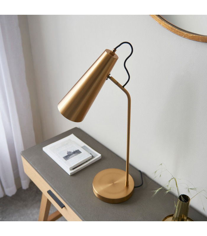 Karna New Task Table Lamp Warm Antique Brass-6
