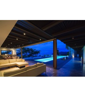 1 Light Outdoor Surface Mounted Ceiling Light Grey IP54, GU10 - 2