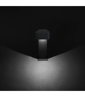 LED 1 Light Outdoor Bollard Light Urban Grey IP65 - 2