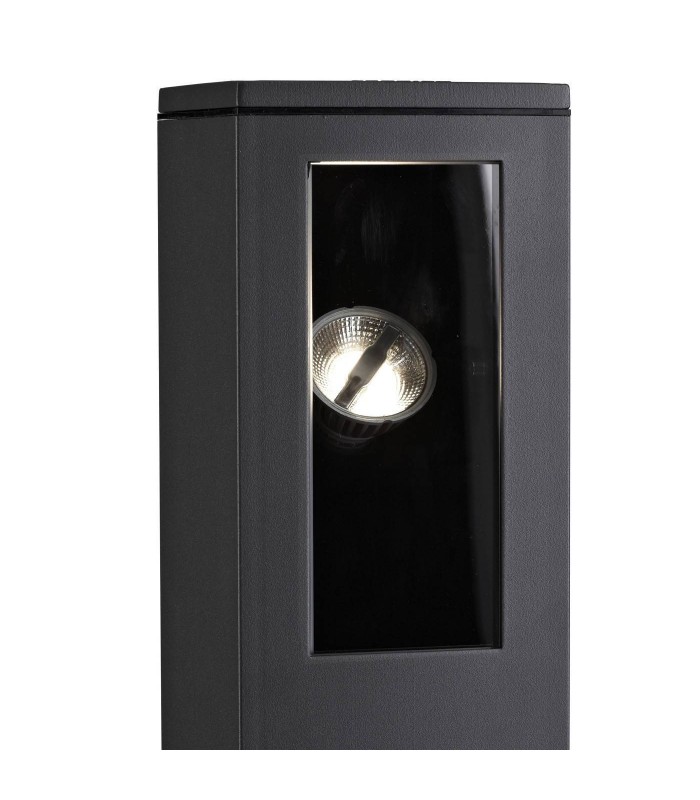 1 Light Adjustable Outdoor Bollard Light Urban Grey IP65, GU10 - 3
