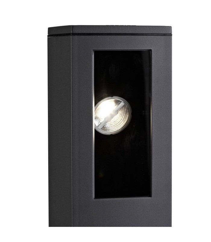 1 Light Adjustable Outdoor Bollard Light Urban Grey IP65, GU10 - 4