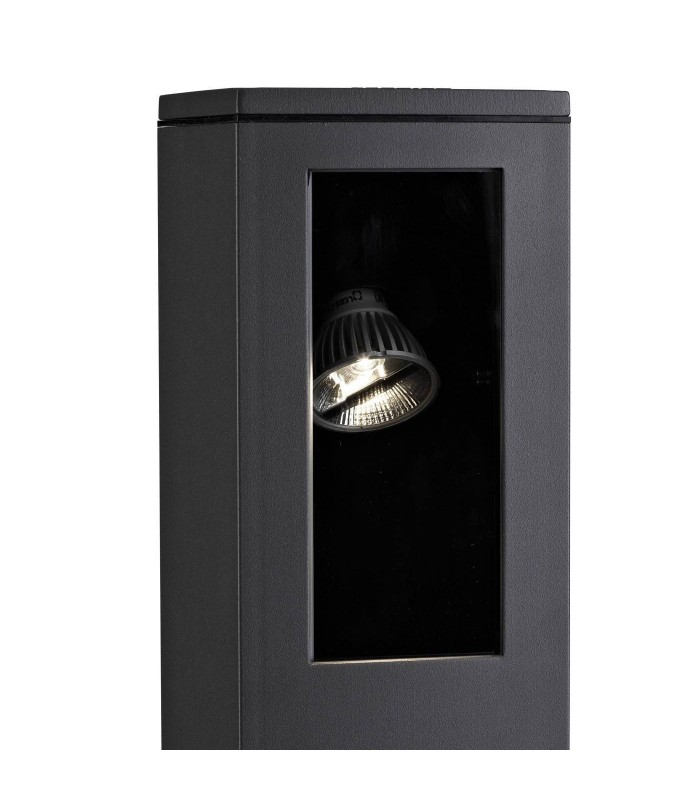 1 Light Adjustable Outdoor Bollard Light Urban Grey IP65, GU10 - 5