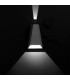 LED 2 Light Outdoor Wall Light Grey IP44 - 3