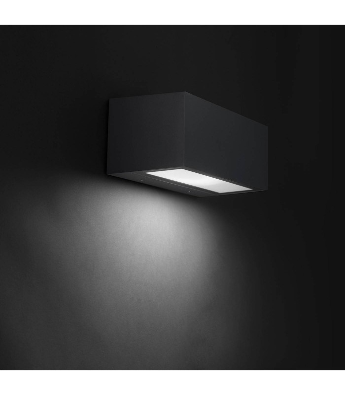 1 Light Outdoor Wall Light Grey IP54, E27 - 5