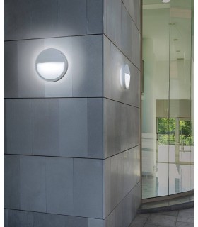 2 Light Outdoor Wall Light White IP65, E27 - 2