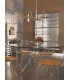 3 Light Multi Arm Ceiling Pendant Light Antique Nickel, E27 - 2
