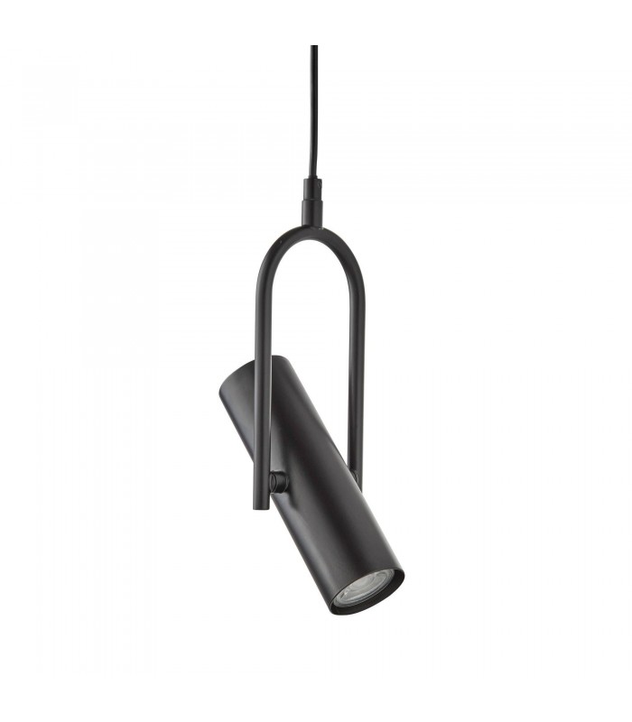 1 Light Ceiling Pendant Matt Black, GU10 - 2