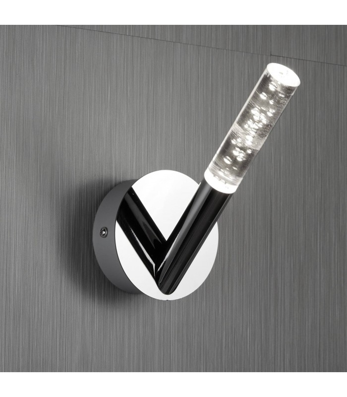LED Bathroom Wall Light Chrome Bubble Effect IP44 - 2