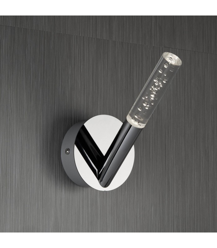 LED Bathroom Wall Light Chrome Bubble Effect IP44 - 3