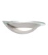 1 Light Indoor Wall Light Satin Chrome with Clear Glass - 1