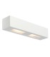 2 Light Indoor Plaster Wall Light White, Paintable, G9 - 1