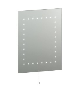 Light Illuminated Bathroom Mirrors Silver, Mirrored Glass IP44 - 1