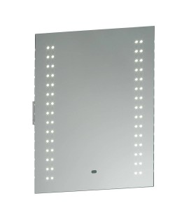 Bathroom Wall Light Silver IP44 with Mirrored Glass - 1