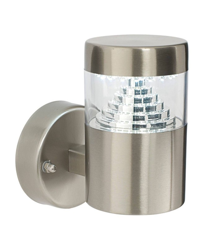 1 Light Outdoor Wall Light Stainless Steel, Polycarbonate IP44 - 1