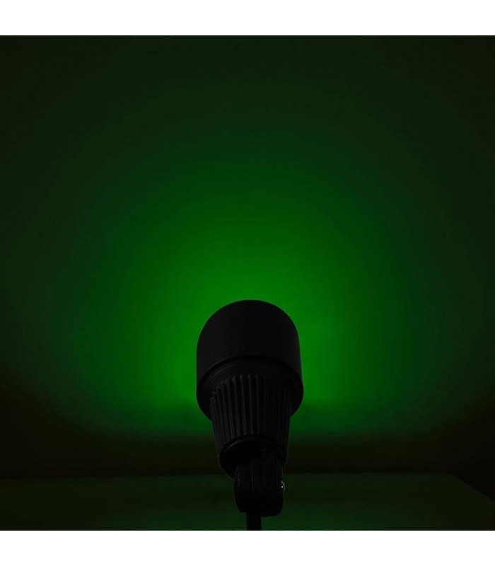 LED 3 Light Outdoor Spotlight Black IP65 - 4