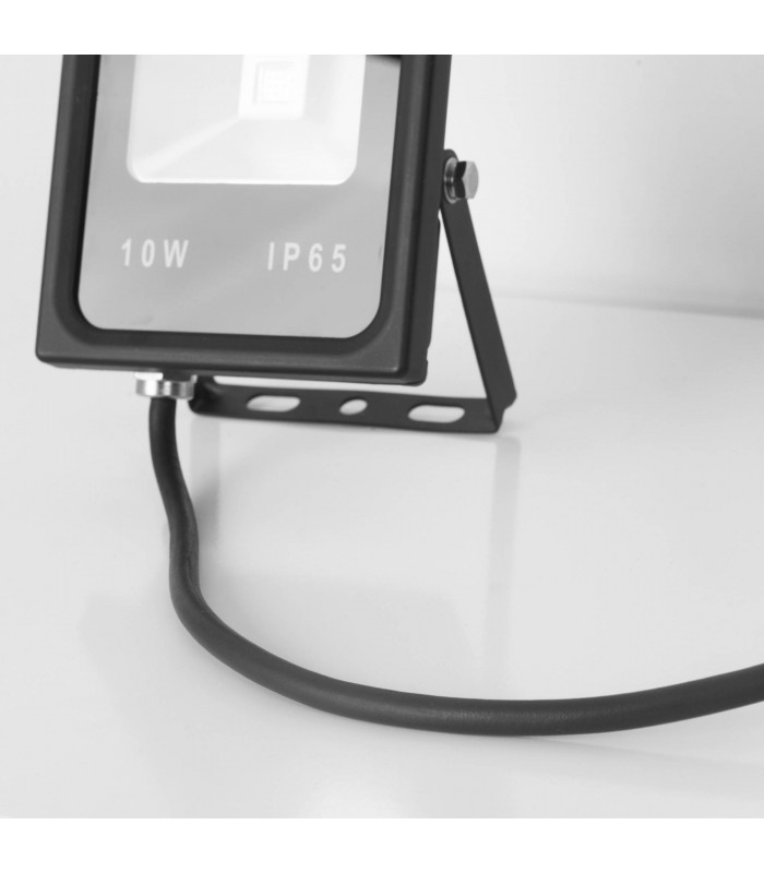 LED 1 Light Flood Light Outdoor Spotlight Black IP65 - 4