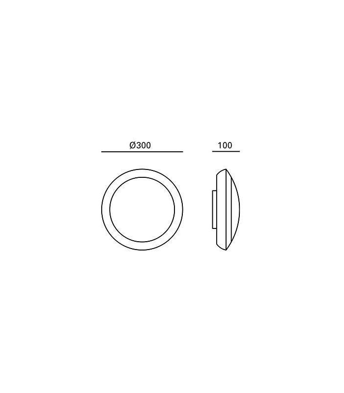 LED Outdoor Surface Mounted Lighting Black IP65 - 2