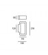 Light Outdoor Wall Light Black IP54 - 2
