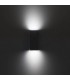 2 Light Outdoor Wall Light Grey IP44 - 2