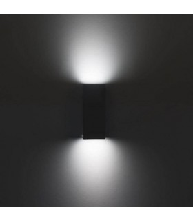 2 Light Outdoor Wall Light Grey IP44 - 2