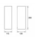 2 Light Outdoor Wall Light Black IP44 - 2