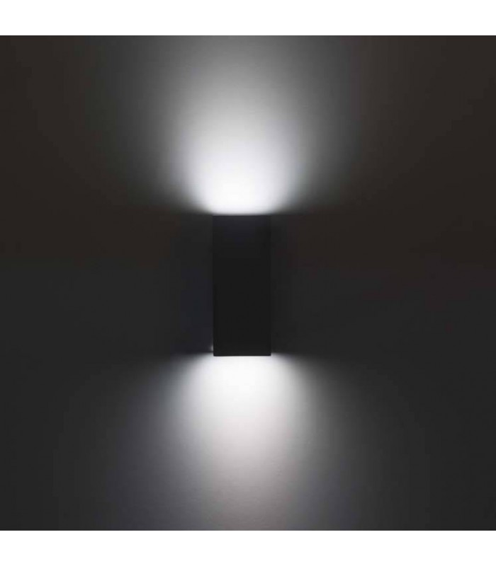 2 Light Outdoor Wall Light Grey IP44 - 3