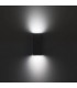 2 Light Outdoor Wall Light Grey IP44 - 4