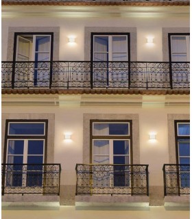 LED Outdoor Wall Light White IP54 - 2