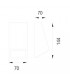 1 Light Outdoor Wall Light Grey IP44 - 2